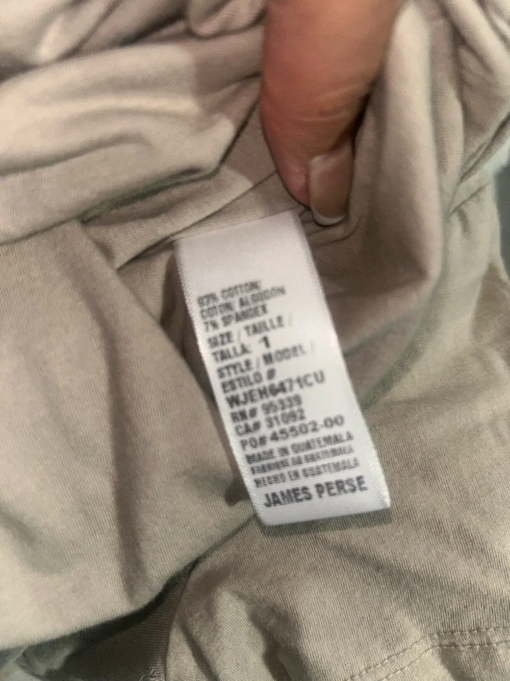 James Perse V Neck Blouson T-Shirts Short Sleeve Dress Oatmeal Size 1 Small - Picture 6 of 9